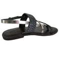 thumbnail image 3 of Freebird by Steven Womens Sea Braided Leather Sandal Shoes, Black Multi, US 5, 3 of 3