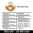 thumbnail image 2 of Caring Surgical Face Mask Heart Wood Mini Charms Shapes DIY Craft Jewelry - With Hole - 30mm (6pcs), 2 of 7