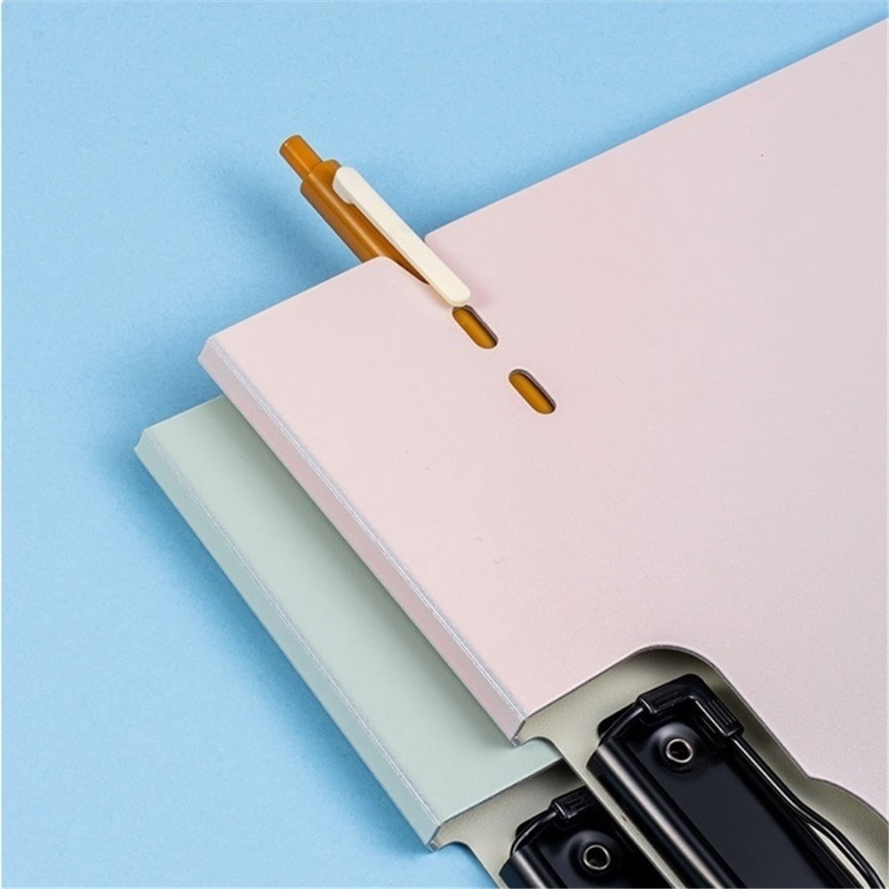 A4 File Folder Multifunctional Clipboard Stationery Office Supplies Paper Contract Organising Storage Clip