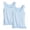 Blue, variant on Women's Ribbed Tank Top (White, XXL)