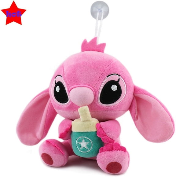 STITCH Disney Lilo Ángel de Peluche de 7.8 Pulgadas, Animales de Peluche, Extranjero, Juguetes para niños para Edades de 2 años por Just Play
