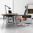 thumbnail image 4 of Monitor Boss Office Desks Wooden Workstation Modern Conference Office Desks Standing Console Scrivania Ufficio Lavoro Furnitures My Lux Decor Round, 4 of 22
