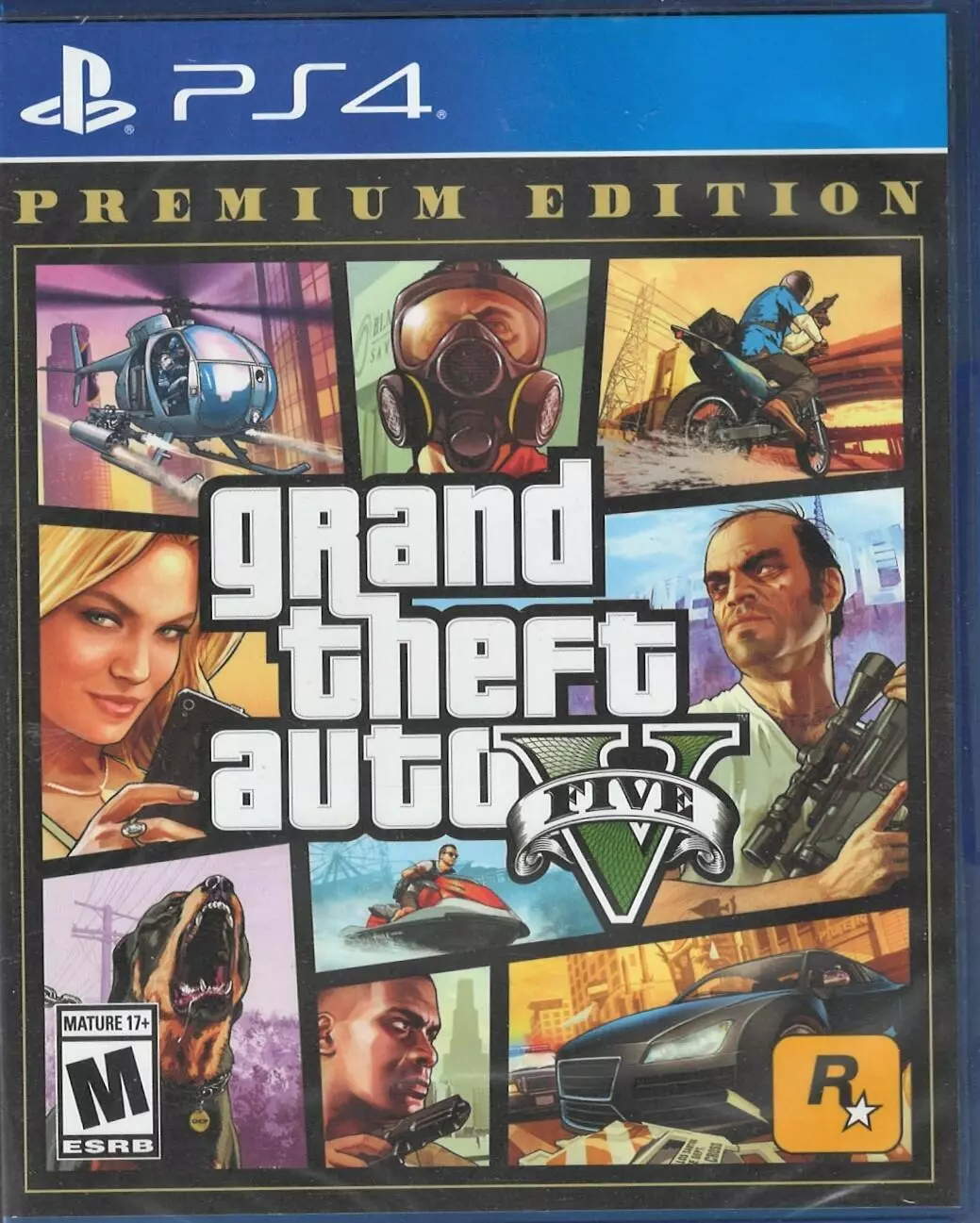 Grand Theft Auto V PS4 (Brand New Factory Sealed US Version) PlayStation 4, Play