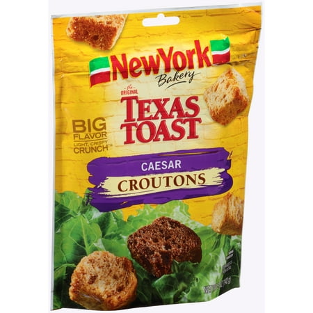 (2 Pack) New York Brand The Original Texas Toast Caesar Croutons, 5