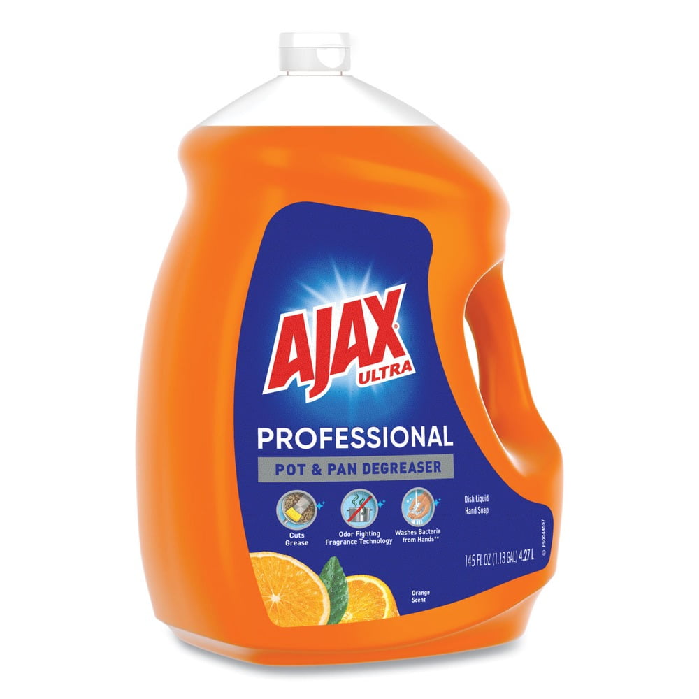 Ajax Ultra Professional Antibacterial Pot & Pan Dish Soap Orange Scent 145 fl. oz. (1.13 gal.)