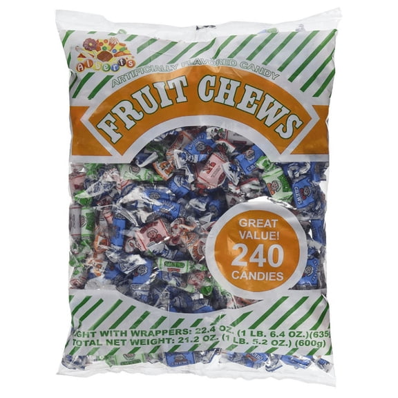 Albert's Fruit Chews - Assorted Flavors (240 Candies)(two pack)