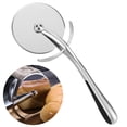thumbnail image 3 of Pizza Slicer, Silver Professional Pizza Wheel, Non-stick For Restaurant Home, 3 of 8