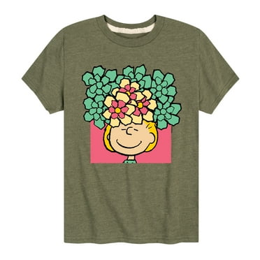 Peanuts - Sally Flowers - Toddler And Youth Short Sleeve Graphic T-Shirt