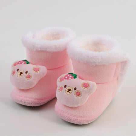 

Toddler Girl Shoes Fashion Soft Bottom Floor Socks Easy Crawl Warm Casual and Comfortable Fall and Winter Girl Shoes
