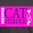 thumbnail image 3 of CafePress - Cat Herder 2 Fusia Web T Shirt - Men's Classic Graphic Cotton T-Shirt, 3 of 4