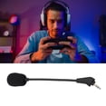 thumbnail image 3 of Micrófono Para Juegos Desmontable, Micrófono Para Auriculares Desmontable, Chapado En Oro De 3,5 Mm, Giratorio De 360 ​​​​grados, Fácil De Instalar, Flexible Para HS50, 3 of 7
