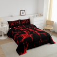 thumbnail image 3 of Erosebridal Buffalo Plaid Bedding Twin Comforter Set,Geometric Grid Down Comforter,Lightweight Reversible Bedding Sets Twin with Comforter,Teenager Bedroom Decor,3pcs, 3 of 8