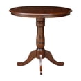 thumbnail image 4 of 36" Round Top Pedestal Table with 12" Leaf, 34.9"H, 4 of 9
