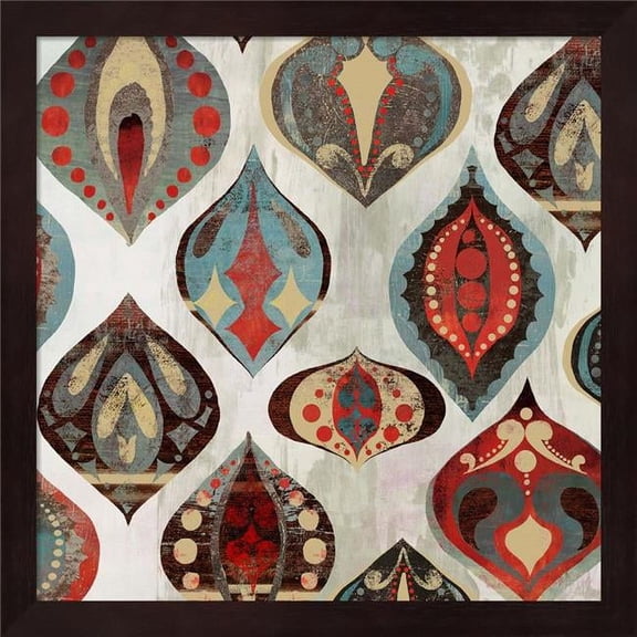 Ornamental I by Aimee Wilson, Framed Wall Art, 13.25W x 13.25H