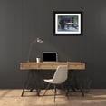 thumbnail image 3 of Fitzharris, Tim 24x19 Black Ornate Wood Framed with Double Matting Museum Art Print Titled - Black bear with Salmon, 3 of 4