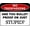 Warning Sign 3, variant on Sprinkler Room Sign – 8x12 Inch RustFree Aluminum,Reflective & Weatherproof,HighVisibility Emergency Equipment Location Sign for Building & Facility Use