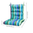 thumbnail image 2 of JANSION 44x21 inch Outdoor Chair Cushion High Back Rocking Chair Cushions Patio Garden High Rebound Foam Waterproof Polyester Seat Cushions - Soft Polyester Fill, 2 of 5