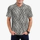 thumbnail image 1 of Balery Black White Stripes Camisa Polo de Hombre con Estampado, de Manga Corta y Tejido Medio, Camisa Tipo Golf Polo-4X-Large, 1 of 6