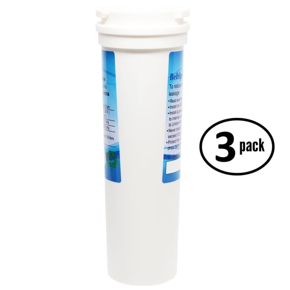 3-Pack Compatible with Fisher & Paykel RF610ADX4 Refrigerator Water Filter - Compatible with Fisher & Paykel 836848 Fridge Water Filter Cartridge