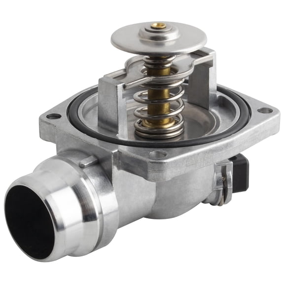 BOXI 902-5824 Engine Coolant Thermostat Housing Assembly With Sensor Fits for BMW 750iL 1998 1999 2000 2001 Base Sedan 4-Door 5.4L V12 / Replaces 11531436852 11531704704 919-221