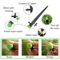 thumbnail image 2 of 60 Pieces 360 Degree Adjustable Irrigation Drippers with Barbed Connector for 4/7 MM Tube, Water Flow Irrigation System, 2 of 8