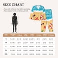 thumbnail image 4 of Kdxio Hello Summer1 Women's Pajama Sets Long Sleeve Button Down Sleepwear Nightwear Soft Pjs Lounge Sets-XX-Large, 4 of 7