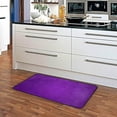thumbnail image 5 of Coolnut Kitchen Rugs,Deep Purple Non Slip Washable Cushioned Carpets Polyester AntiFatigue Comfort Porch Floor Mat Christmas Decoration 39×20 in, 5 of 7