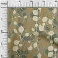 thumbnail image 2 of oneOone Cotton Cambric Light Brown Fabric Abstract Leaf Sewing Craft Projects Fabric Prints By Yard 42 Inch Wide, 2 of 4