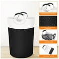 thumbnail image 1 of Cqxid Panier à Linge à Moins de 10 $ Panier à Linge Pliable pour la Maison Grande Capacité Poignée en Aluminium Rangement Panier à Linge Rangement Seau de Rangement Rond, 1 of 4
