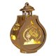 thumbnail image 1 of Linterna LED colgante decorativa para Ramadán, linterna Eid Mubarak, linterna de vela para Ramadán, para festivales, salas de estar y interiores. Plata, 1 of 9