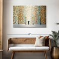 thumbnail image 3 of Elephant Stock Kiss Under The Golden Rain Wall Art - Horizontal Canvas Wall Art - Living Room Wall Decor - Love Canvas - Black And Blue Decor By Ekaterina Ermilkina - 45" x 30", 3 of 8