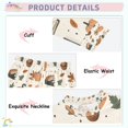 thumbnail image 3 of FORMRS Long Sleeve Top and Pants Pajama Set for Niños 2-Piece Sleepwear, Sizes 18M-8Y, Beige Fall Leaves, 3 of 6