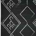 thumbnail image 2 of Playa Rug Machine Washable Area Rug With Non Slip Backing - Stain Resistant - Eco Friendly - Family and Pet Friendly - Aspen Tribal Moroccan Bohemian Black&Creme Design 8'x10', 2 of 7