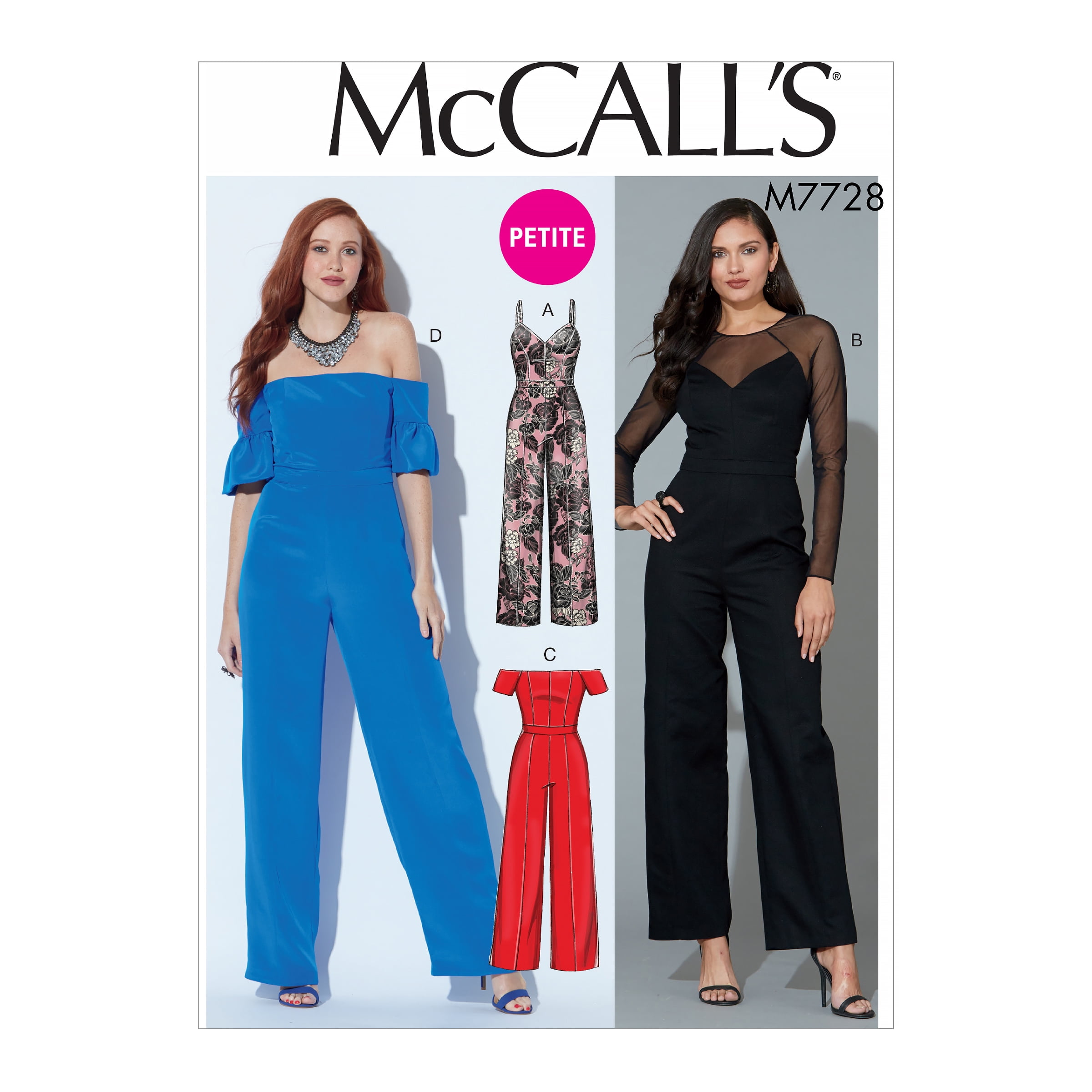 McCall's Sewing Pattern Misses'/Miss Petite Jumpsuits1416182022