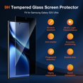 thumbnail image 2 of Protector de pantalla KUZOOM para Samsung Galaxy S25 Ultra, paquete de 2, 2 of 7