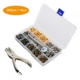 thumbnail image 4 of 360Pcs Double  Rivet Set + 4Pcs Tool Kit For Leather Craft Clothes Shoes Bags Belts Decoration, 4 of 8