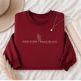 thumbnail image 3 of Jollimate Women's Faith Sweatshirt, Image of God Pullover, Religious Christian Apparel Gift, 3 of 6