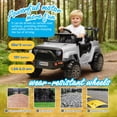 thumbnail image 5 of Xuanlur 12V Kids Electric Vehicles for Kids, Ride on Toys w/Parent Remote Control,USB, Music, LED Lights, Bluetooth, Gift for Boys Girls (White), 5 of 7