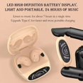 thumbnail image 4 of Xiaomi MD528 Auriculares invisibles para dormir, pequeños auriculares inalámbricos con cancelación de ruido, auriculares estéreo deportivos con Bluetooth 5.3, 4 of 5