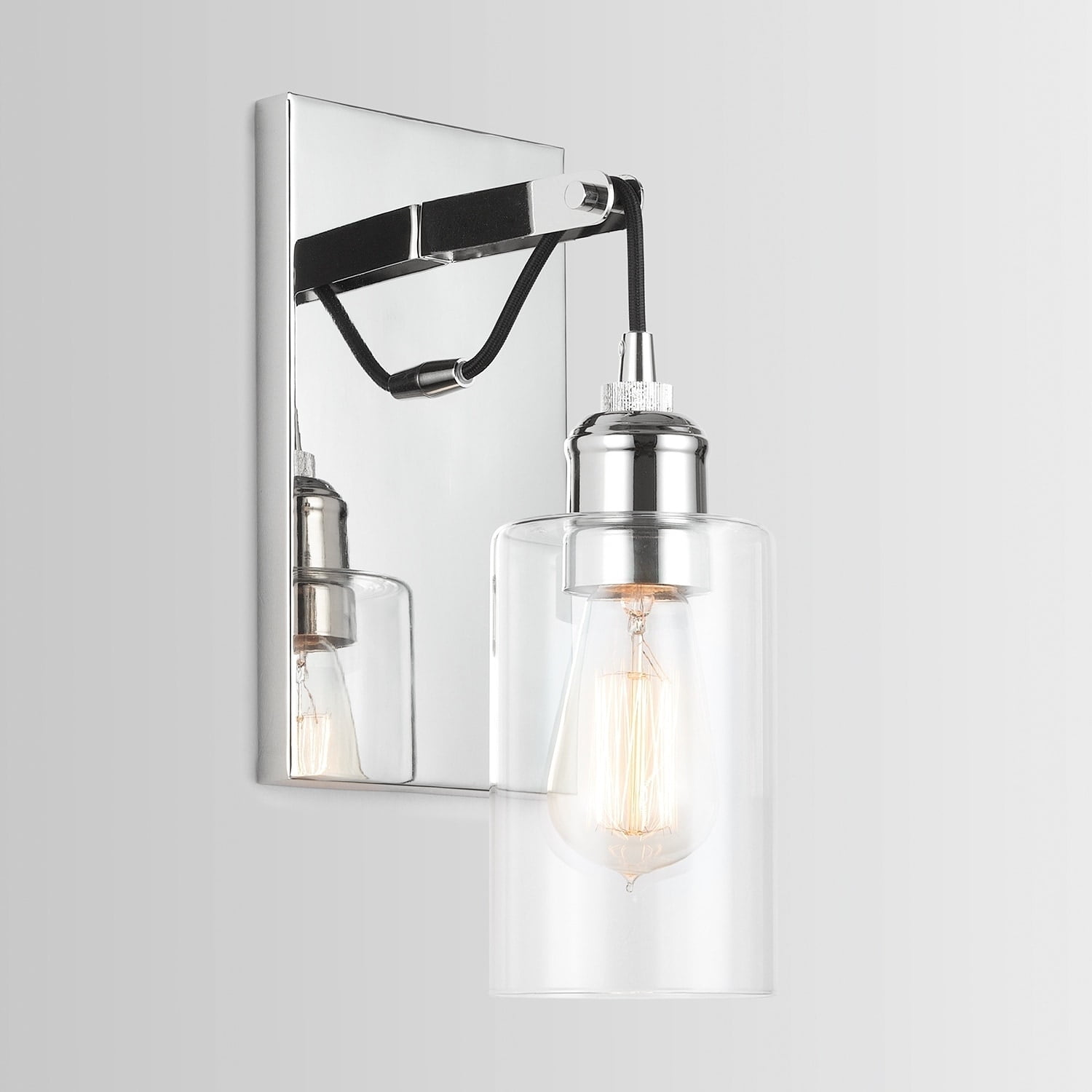 Austin Allen Company 1 Light Polished Nickel Wall Sconce Polished Nickel Polished Nickel Walmart Com Walmart Com