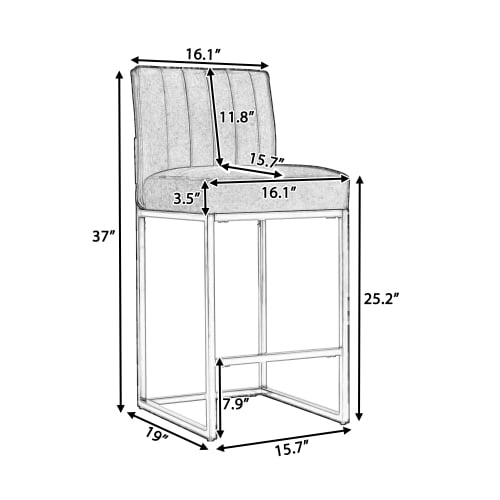 Standard Bar Counter Dimensions