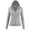 HEATHER GREY, variant on Women Regular Slim Fit Lightweight Zip UP Cotton Blend Hooded Jacket