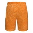 thumbnail image 6 of Naloa Orange Glitter2 Men's Beach Shorts, Surfing shorts, Swim trunks, Quick Dry Swim Trunks for Surfing Beach Fun - Medium, 6 of 9