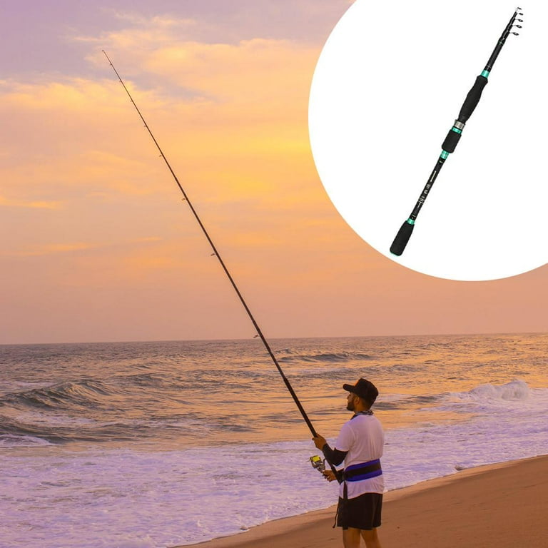 Fishing Power Telescopic Rock Fishing Rod Carp Feeder Rod Surf 2.4m  Straight 