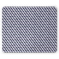 thumbnail image 1 of Navy Blue Mouse Pad, Abstract Cube Shape Striped Geometric 3 Dimension Pattern Squares and Lines, Rectangle Non-Slip Rubber Mousepad, Night Blue, by Ambesonne, 1 of 2