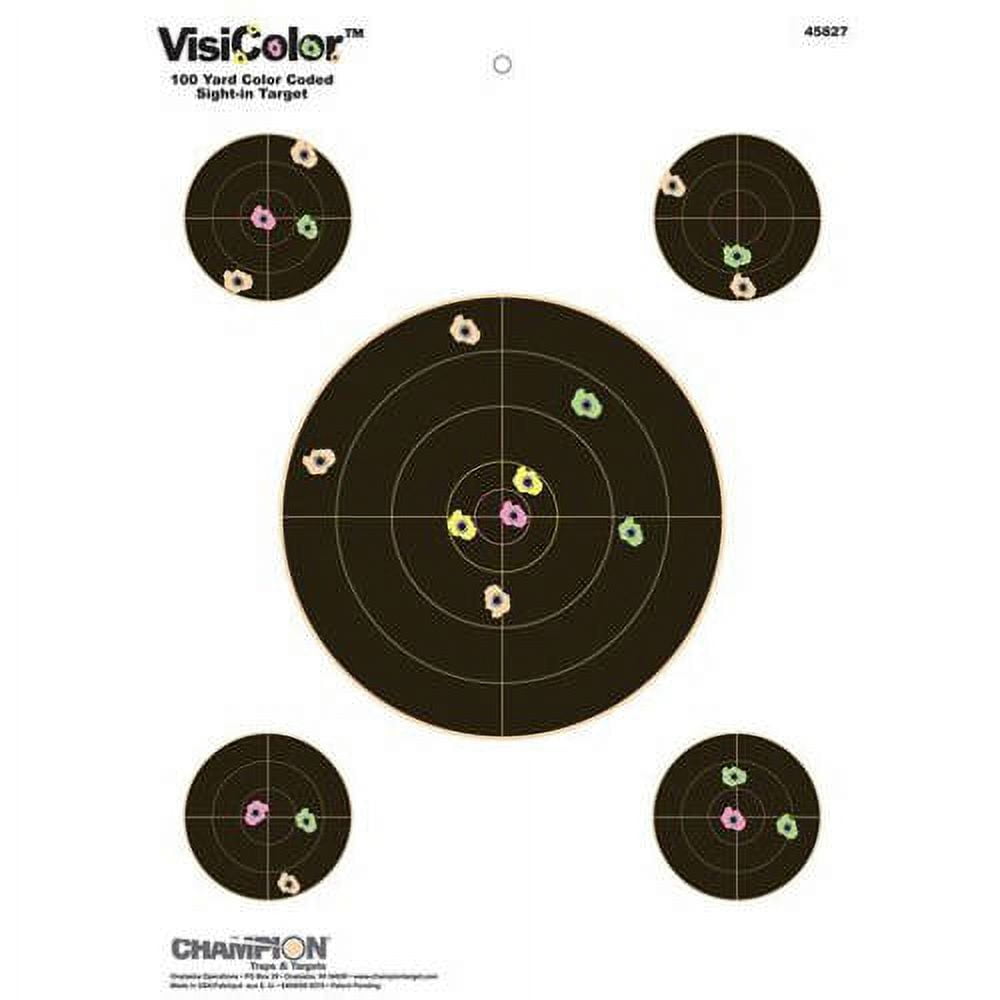 Champion Visicolor Targets 45827 Visicolor, 8" Sightin