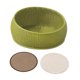 thumbnail image 1 of Cama para gatos y gatitos, resistente a arañazos, redonda, lavable, resistente al desgaste, 50 cm, suministros para mascotas, cesta tejida a mano. Verde, 1 of 8