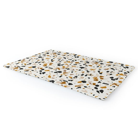 Society6 Holli Zollinger Terrazzo Natural 8' x 12' Rug