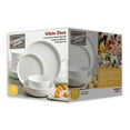 thumbnail image 4 of Gibson Home White Deco Service de table 16 pièces à double bol Blanc, 4 of 9