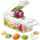 thumbnail image 2 of Cortador manual de verduras blanco, cocina multifunción, cortador de verduras profesional, cortador de verduras para zanahorias, papas, tomates, ensalada de frutas, 2 of 5